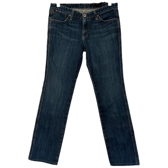 AG Adriano Goldschmied Women’s Low Rise Straight Leg Jeans Sz 29 - Picture 1 of 8
